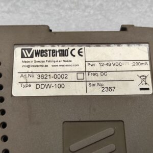 WESTERMO DDW-100 ETHERNET EXTENDER 3621-0002 12-48VDC - Image 3