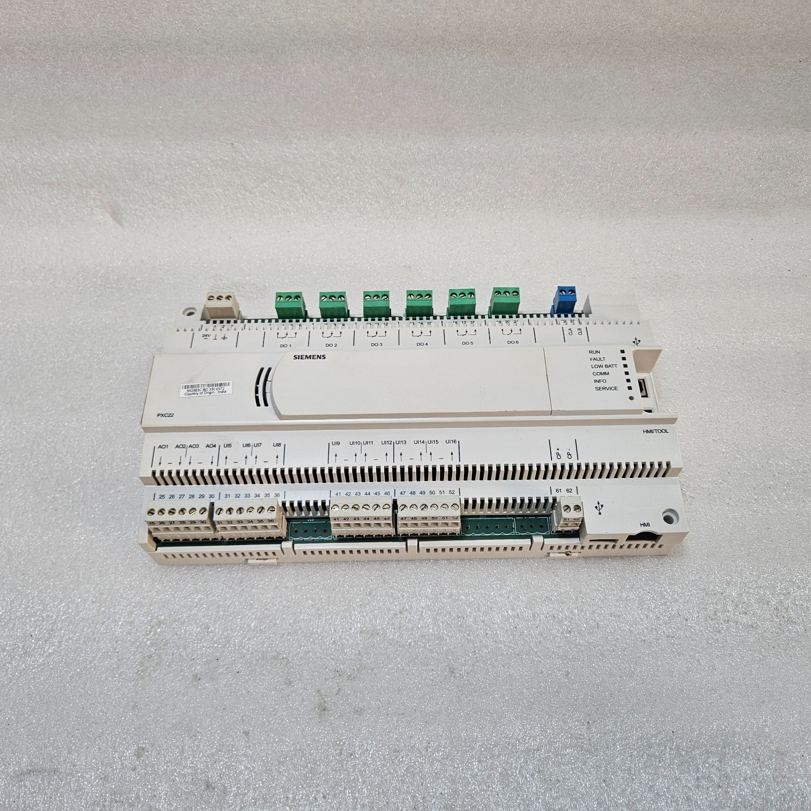 SIEMENS PXC22.D BUILDING AUTOMATION CONTROLLER, BACNET HVAC CONTROLLER ...