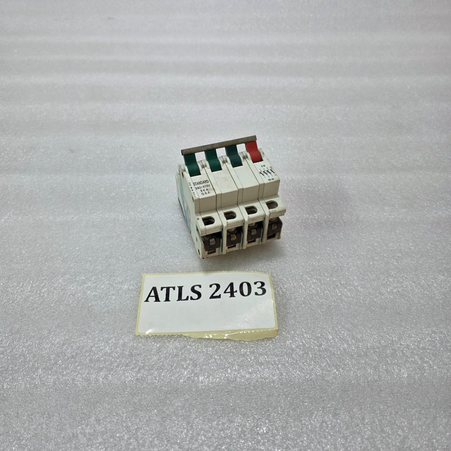 STANDARD SWITCHGEAR G6A 6A TP+N 4 POLE MCB 240/415V 9KA CIRCUIT BREAKER - Image 6