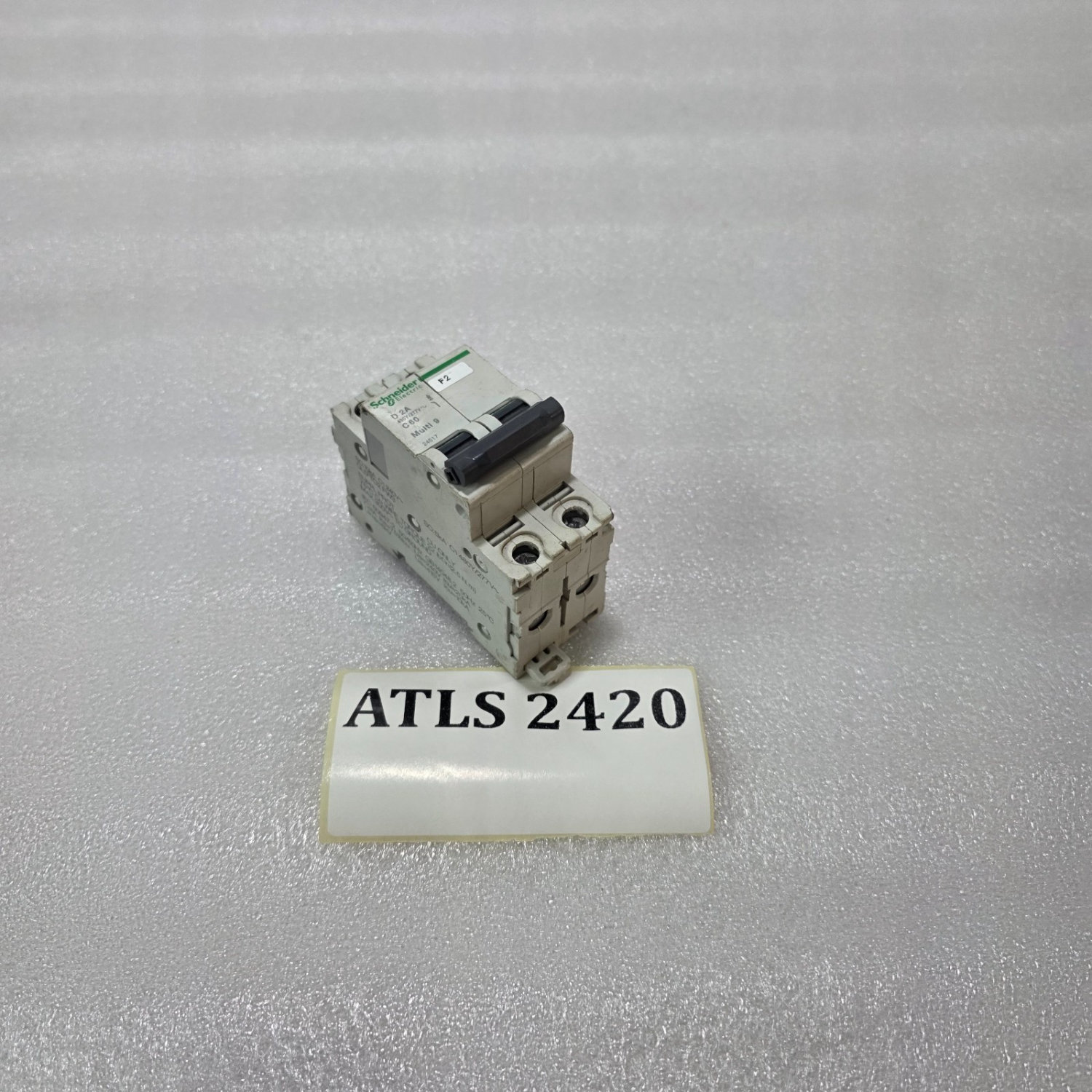 S ELECTRIC MULTI 9 C60 D2A 2 POLE MINIATURE CIRCUIT BREAKER MCB 2A 480Y/277V - Image 5
