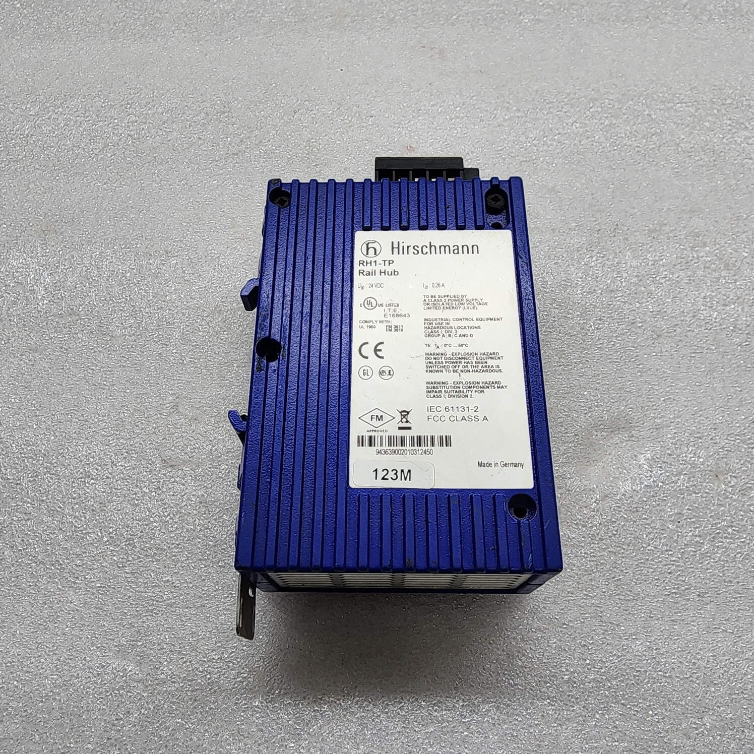 HIRSCHMANN RH1-TP INDUSTRIAL ETHERNET SWITCH 24VDC - Image 3