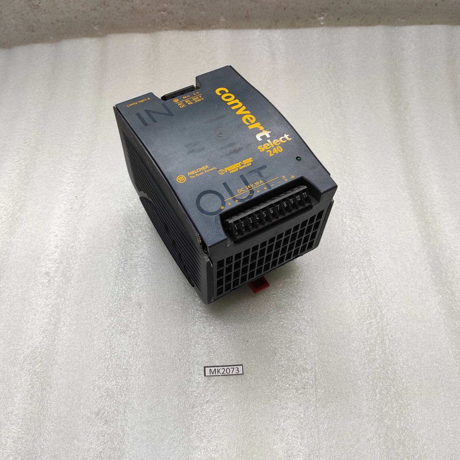 MELCHER POWER-ONE LWN 1601-6 POWER SUPPLY 24VDC 10A - BROKEN/DAMAGED - Image 11