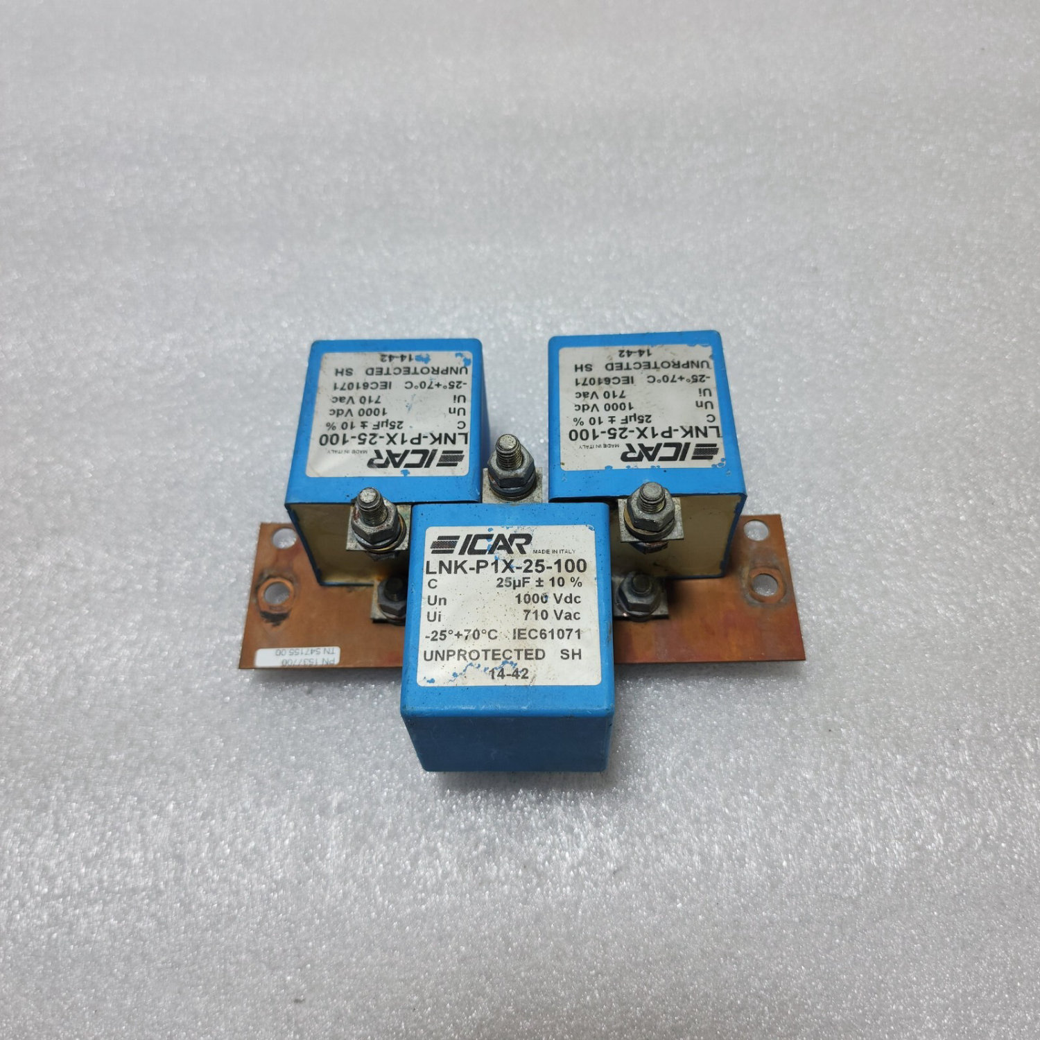 ICAR 1537700 DC LINK CAPACITORS LNK-P1X-25-100 - Image 2