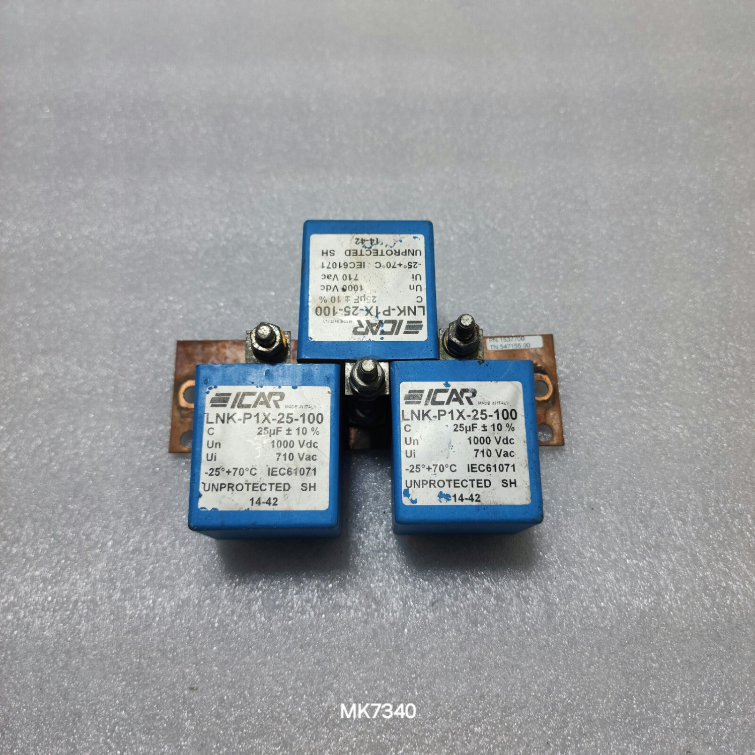 ICAR 1537700 DC LINK CAPACITORS LNK-P1X-25-100 - Image 6