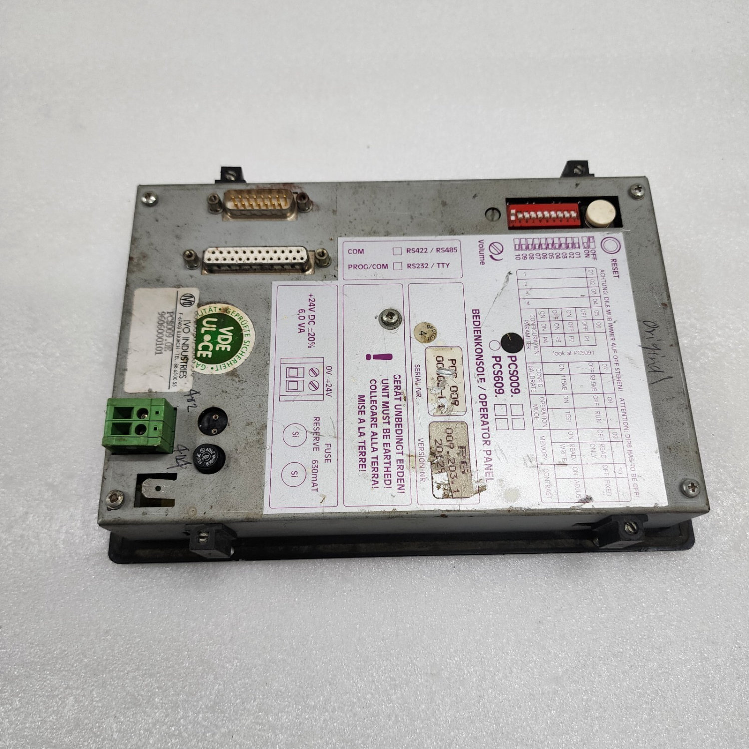 LAUER PCS 009 TOPLINE MICRO OPERATOR PANEL 24VDC - Image 4