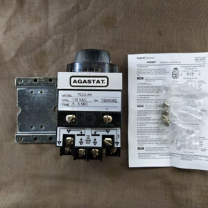 Agastat 7022L8B Timing Relay 110 VAC 5 Sec Timer