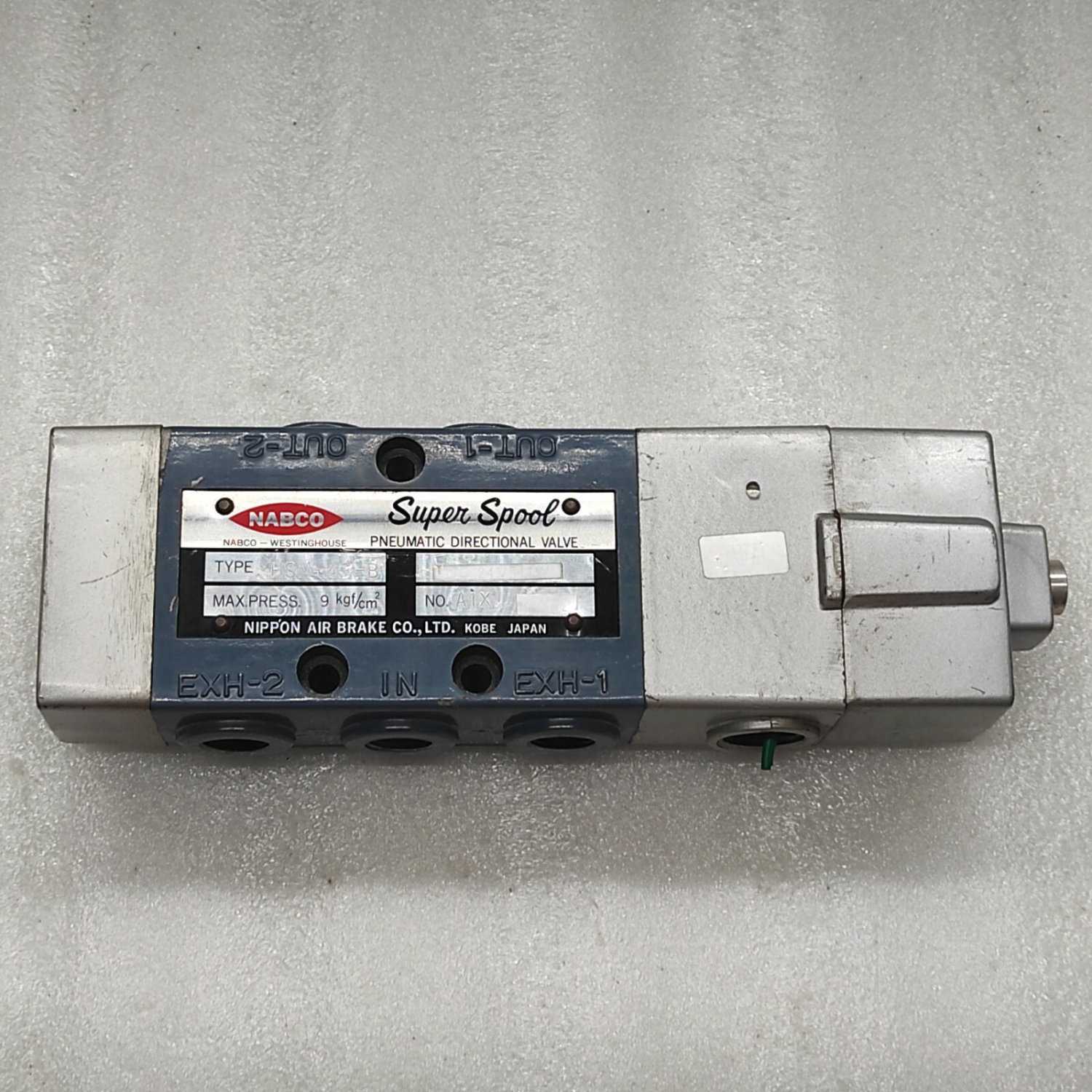 NABCO PSM-43-B PNEUMATIC DIRECTIONAL VALVE 9KGF/CM2 - Image 2