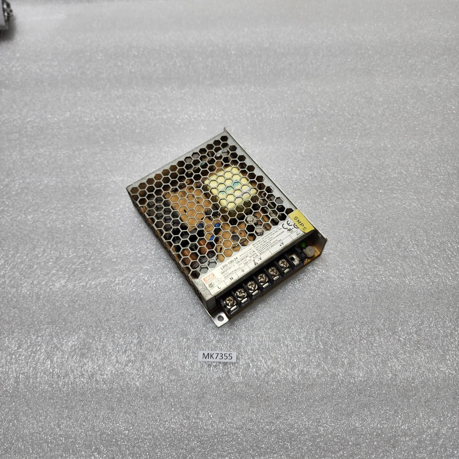 MEAN WELL LRS-100-24 AC-DC POWER SUPPLY 24VDC 4.5A - Image 6