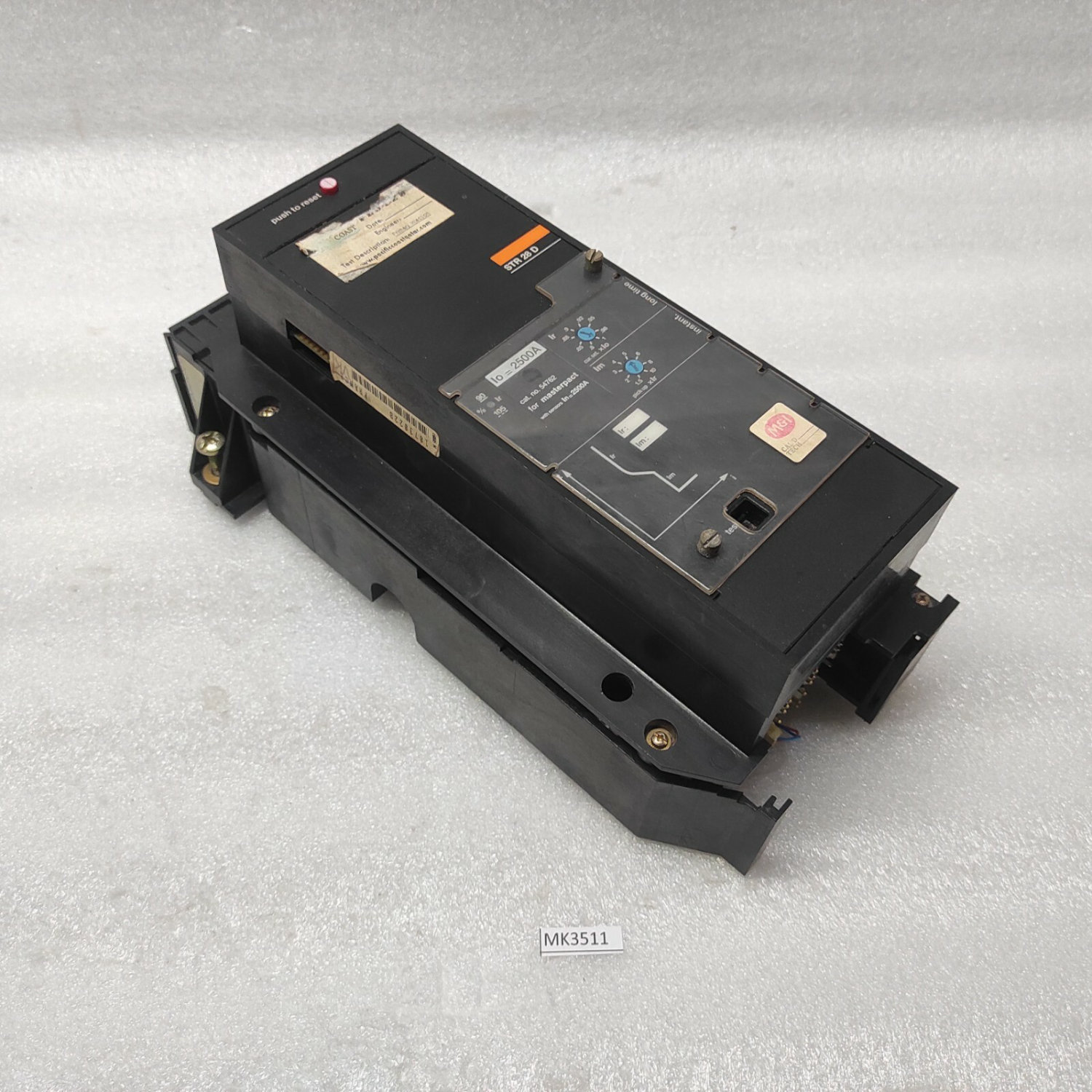 MERLIN GERIN STR28D MASTER PACT CIRCUIT BREAKER 54762 2500A - Image 9