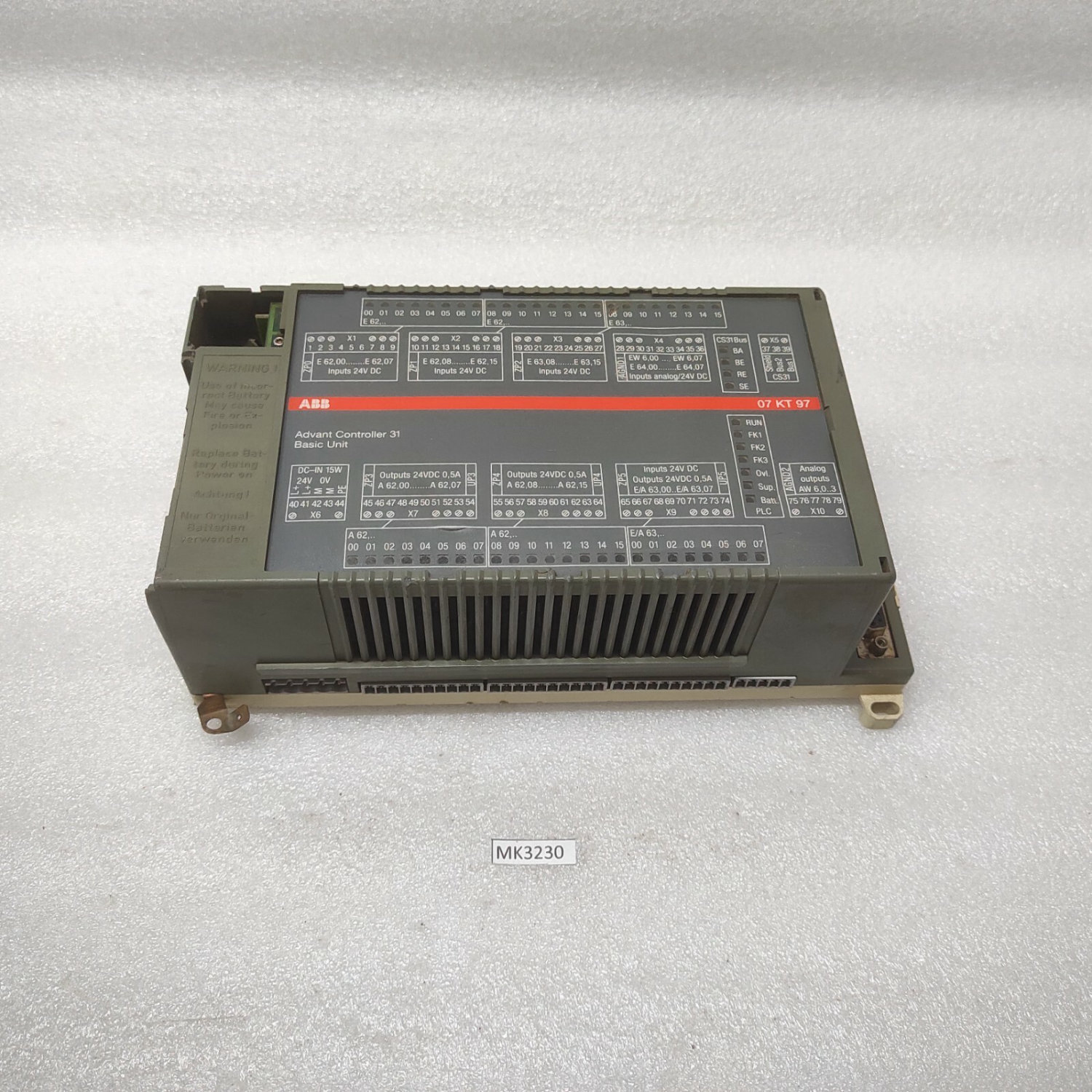 ABB 07KT97 ADVANT CONTROLLER 31 GJR5253000R0220 07KT97D - Image 8
