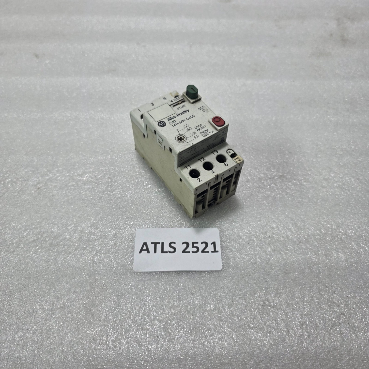 ALLEN BRADLEY 140-MN-0400 THERMAL OVERLOAD RELAY 2.5-4.0A MOTOR PROTECTION RELAY - Image 5