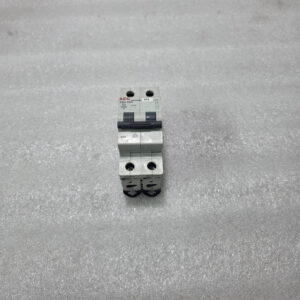 AEG ELFA E92S C2 2A DOUBLE POLE MCB 10KA 400V DIN RAIL CIRCUIT BREAKER