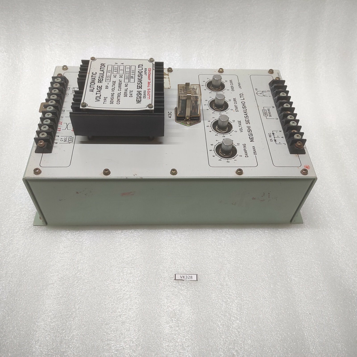 NEGISHI SEISAKUSHO RP-3CS-4S AUTOMATIC VOLTAGE REGULATOR 450VAC - Image 11