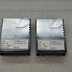 SULZER 112.054.355.210 I/O MODULE AI1A REV E