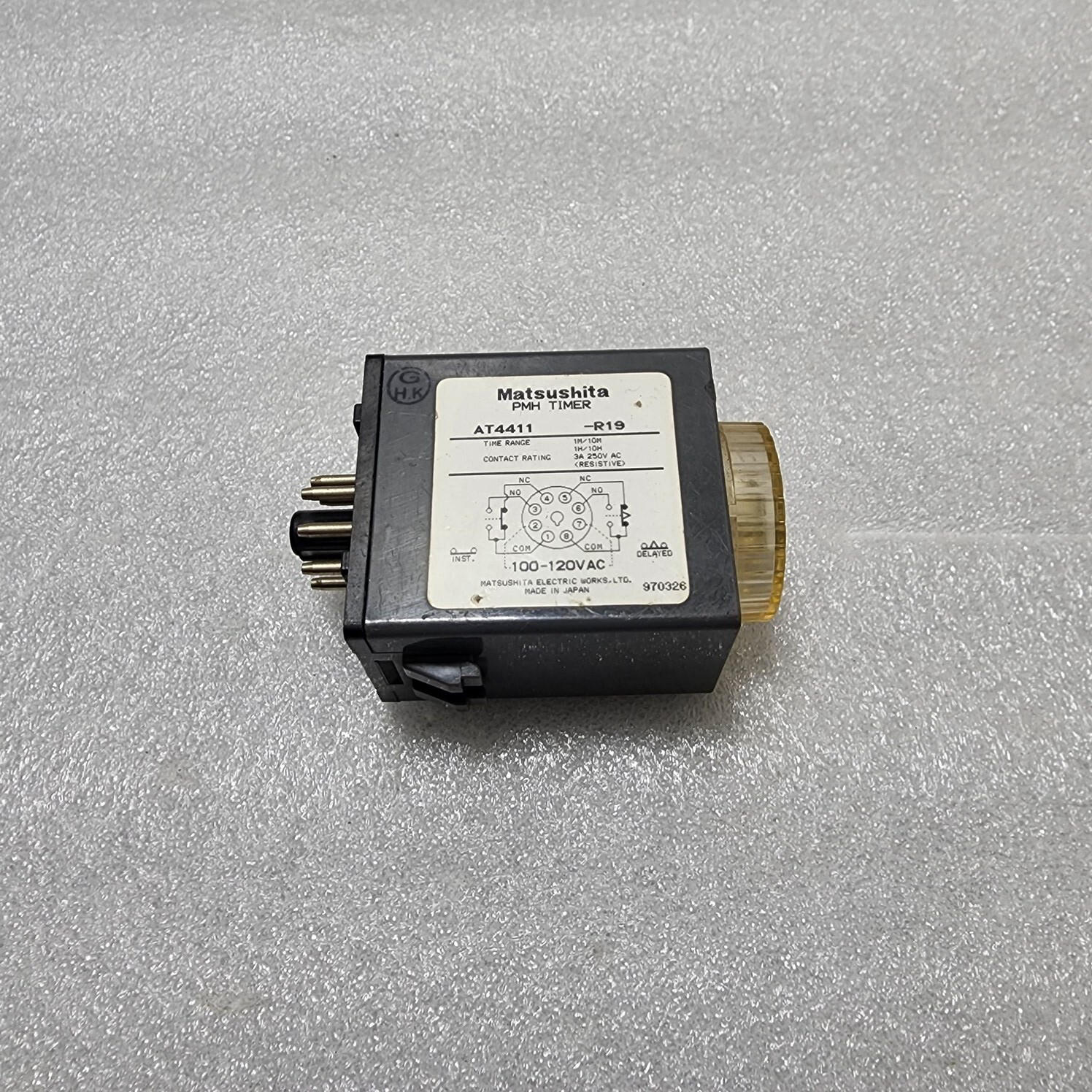 MATSUSHITA AT4411 PMH TIMER 100-120VAC - Image 3