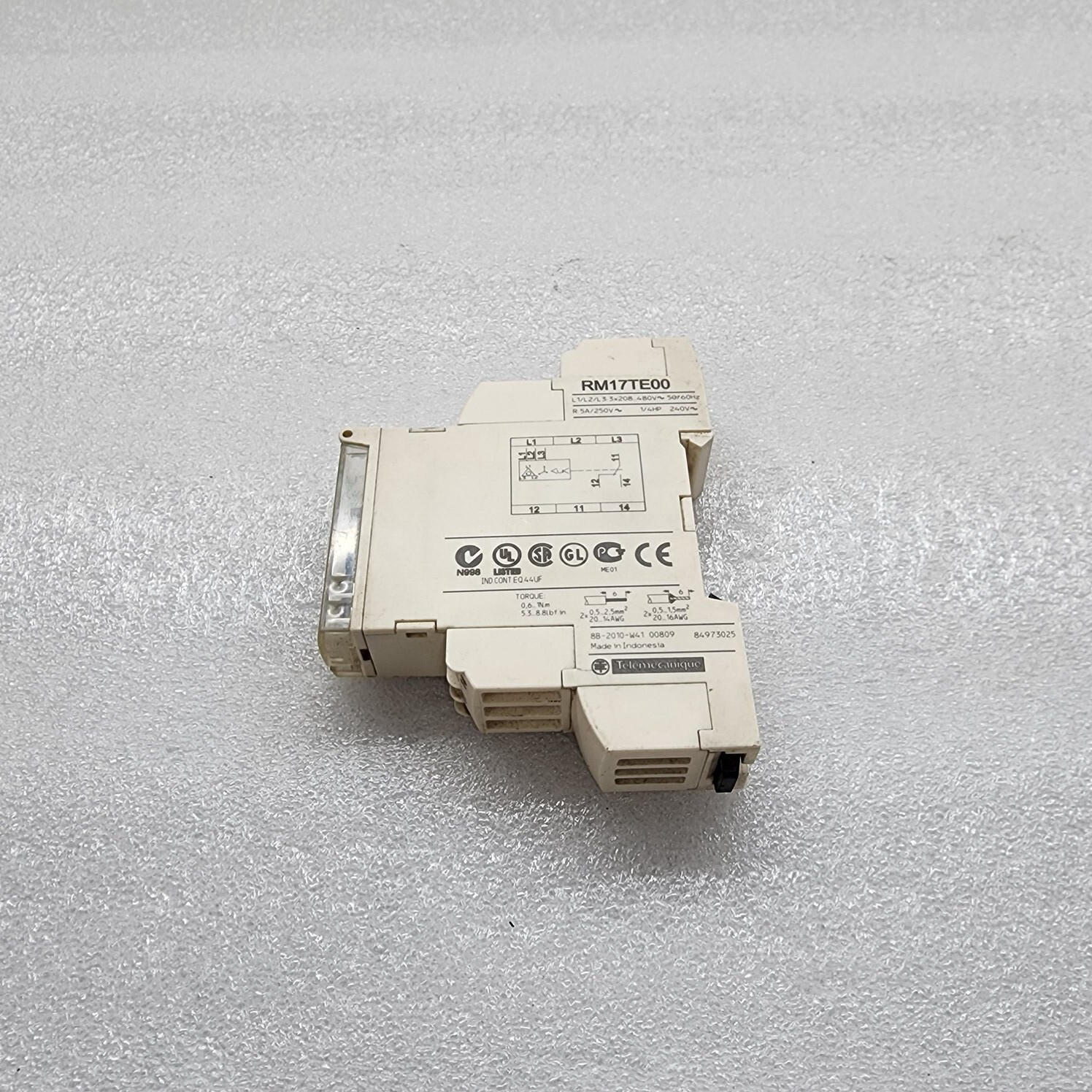 TELEMECANIQUE RM17TE00 MULTIFUNCTION CONTROL RELAY - Image 3