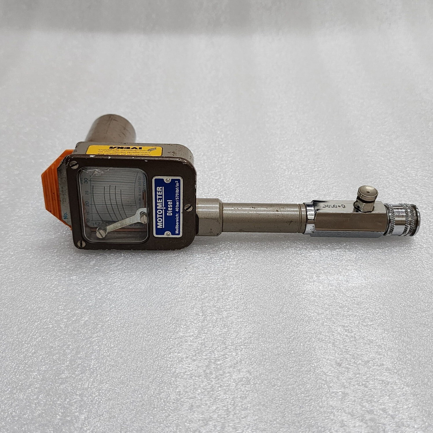 MOTO METER DIESEL COMPRESSION GAUGE 40BAR