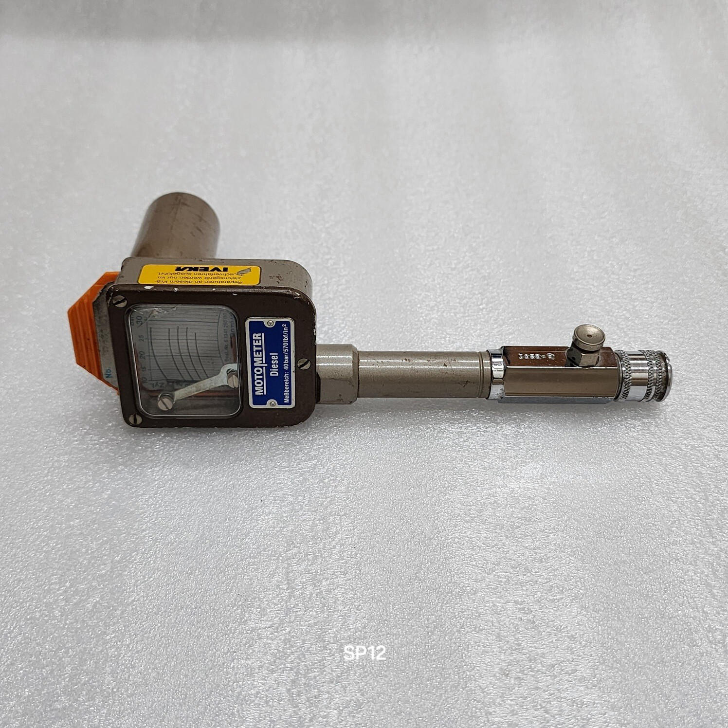 MOTO METER DIESEL COMPRESSION GAUGE 40BAR - Image 8