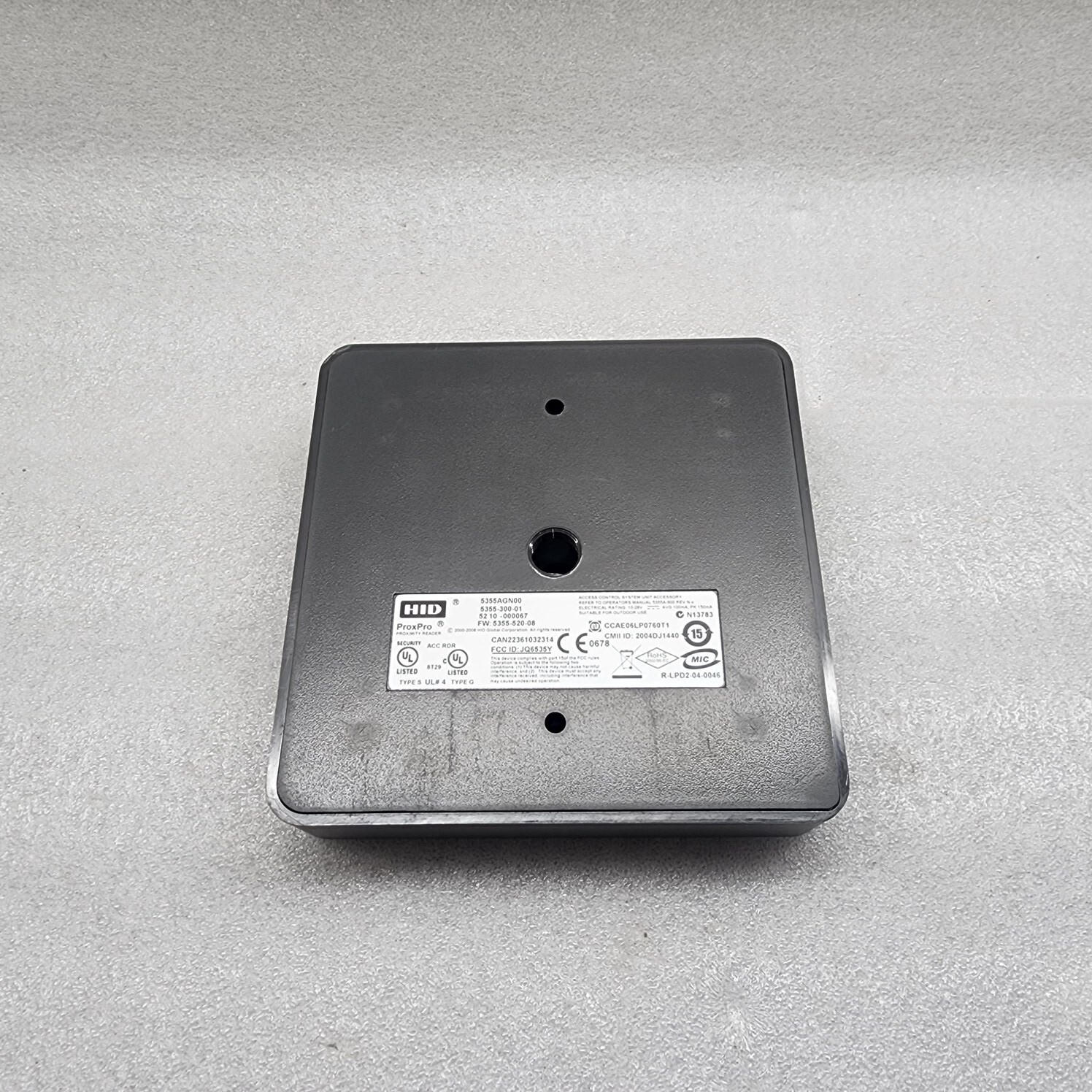 HID PROX 5355AGN00 WALL SWITCH READER 5355-300-01 FW 5355-520-08 - Image 4
