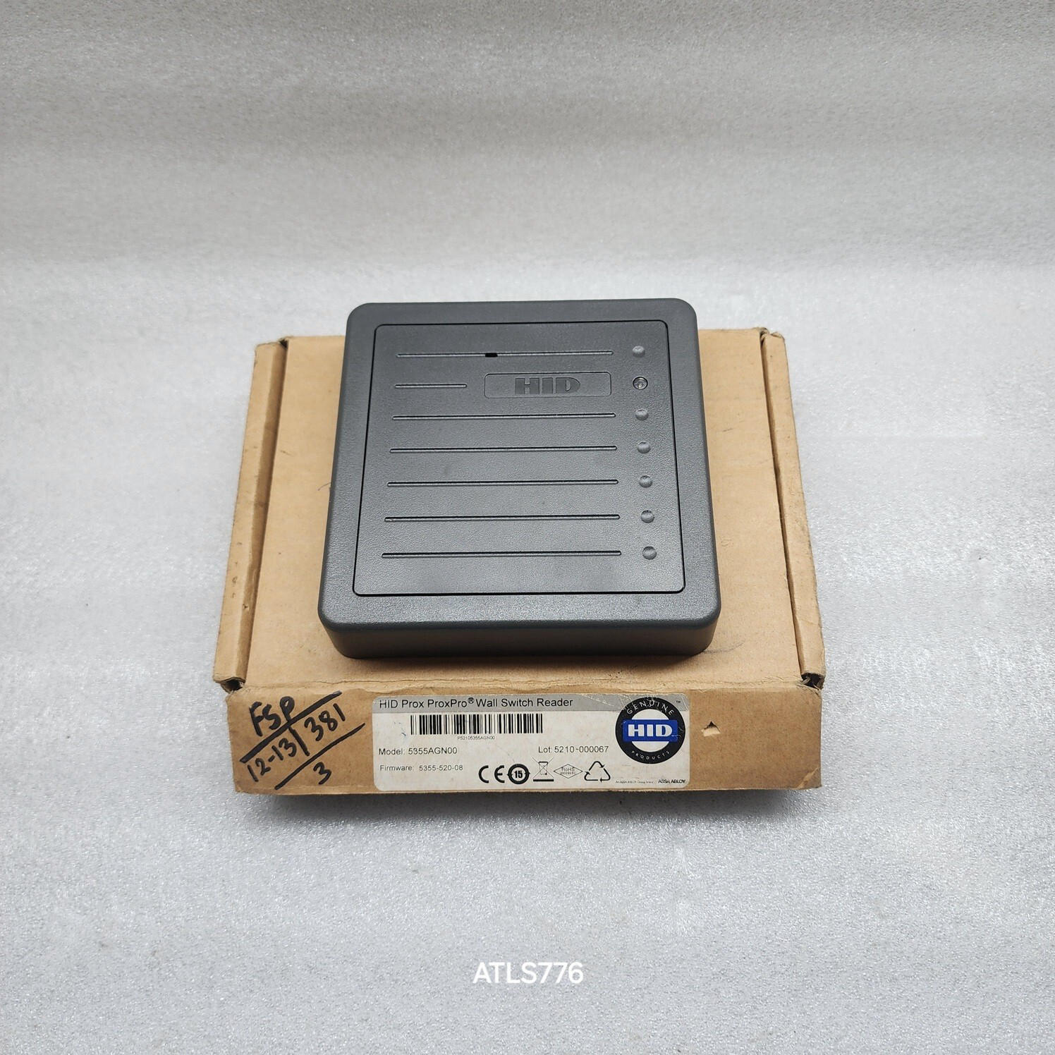 HID PROX 5355AGN00 WALL SWITCH READER 5355-300-01 FW 5355-520-08 - Image 8