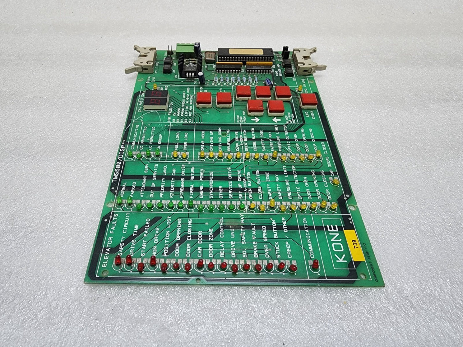 KONE TMS600/DISP ELEVATOR PCB 505430H04 - Image 2
