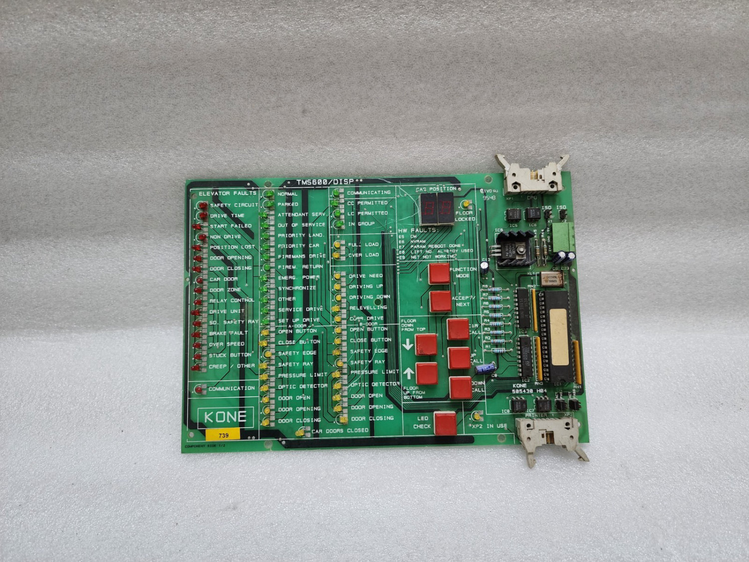 KONE TMS600/DISP ELEVATOR PCB 505430H04 - Image 4