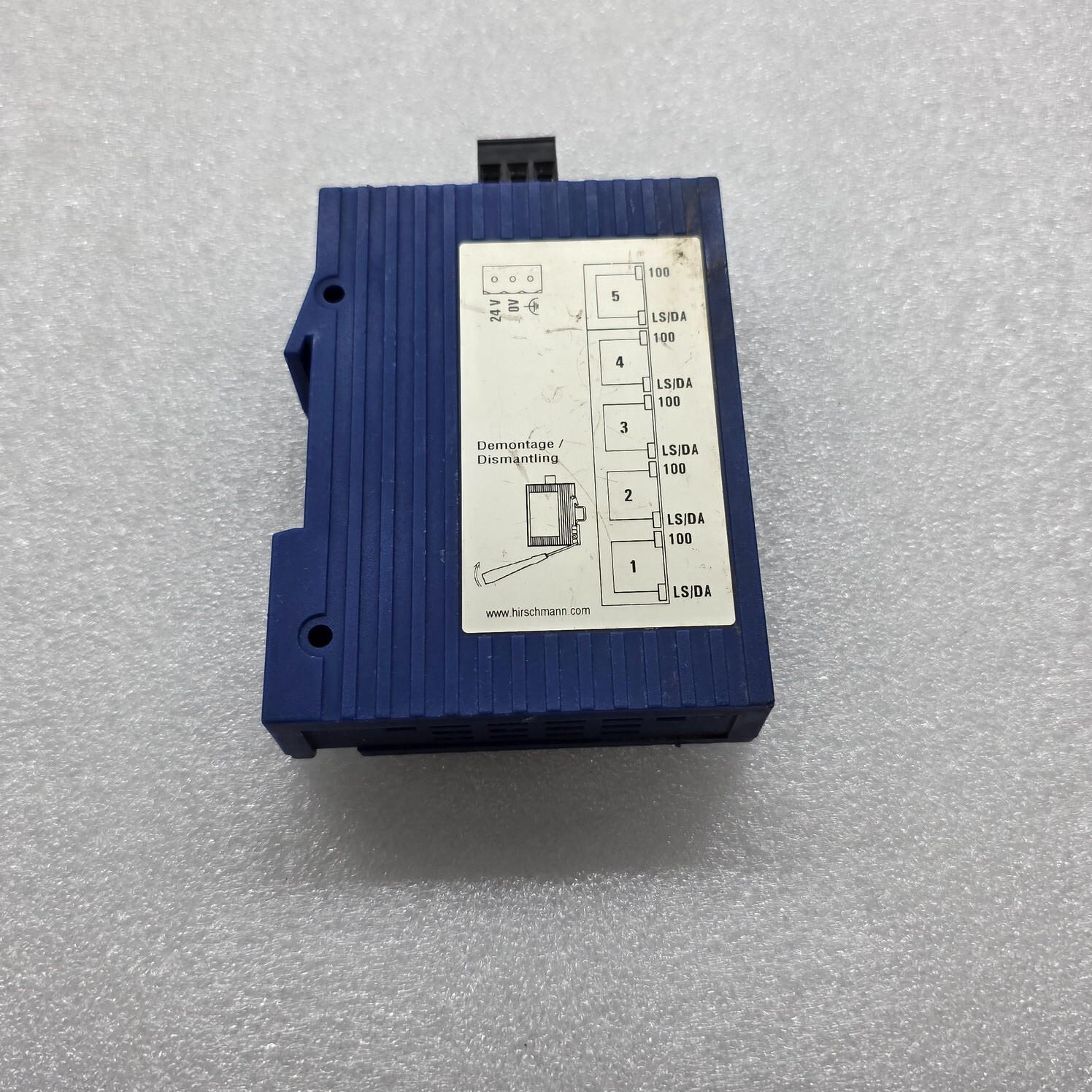 HIRSCHMANN SPIDER 5TX RAIL SWITCH 9.6-32VDC - Image 4