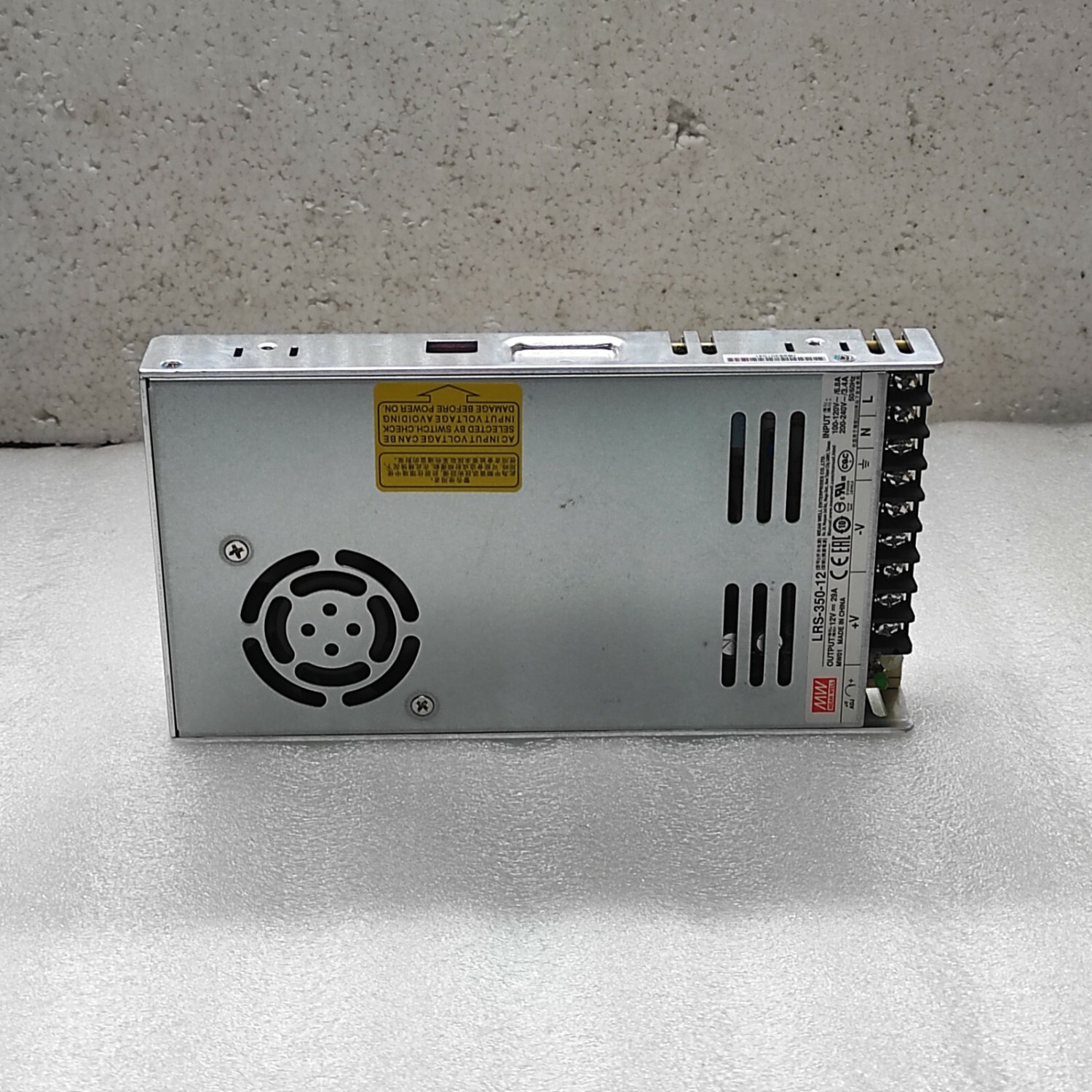 MEAN WELL LRS-350-12 POWER SUPPLY 12VDC 29A - Image 6