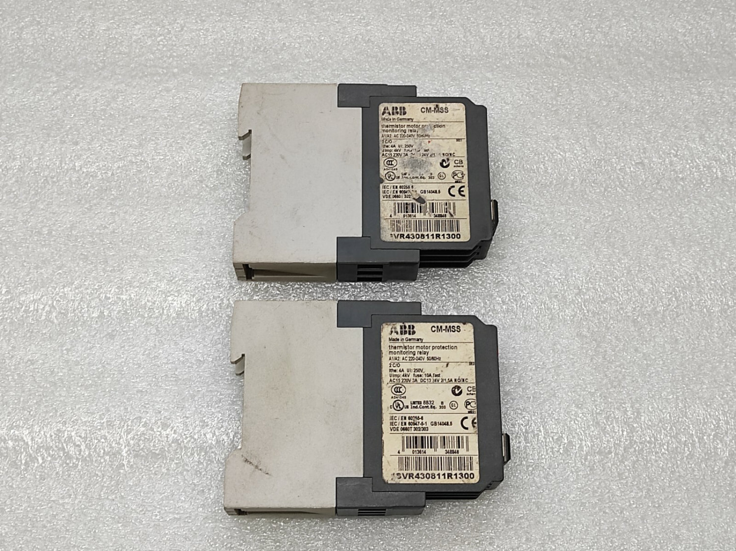 ABB CM-MSS THERMISTOR MOTOR PROTECTION RELAY 1SVR430811R1300 - Image 2