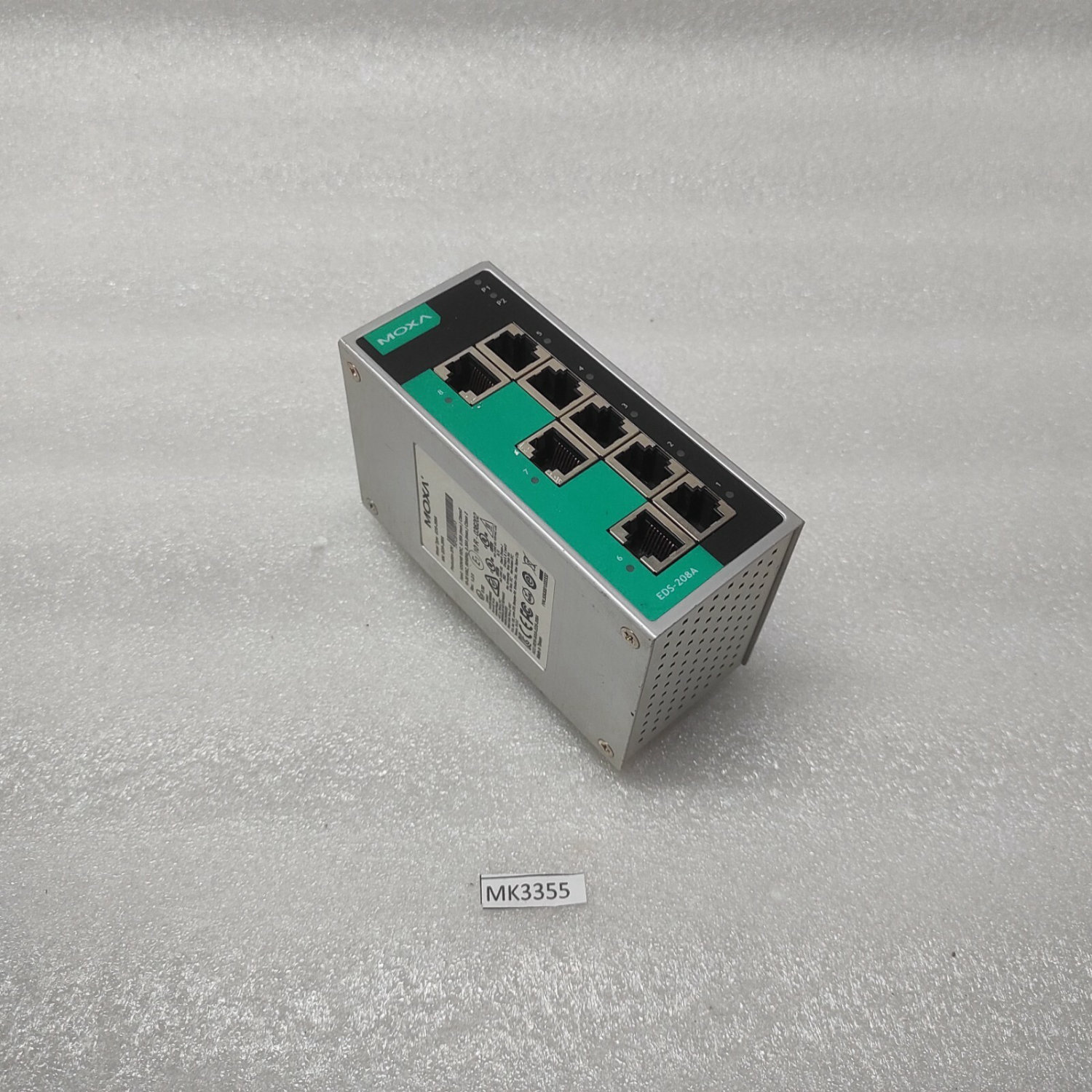 MOXA EDS-208A ETHERNET SWITCH 3093001000332 12/24/48VDC - Image 8
