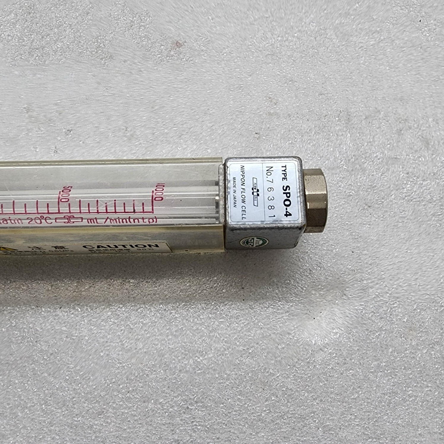 NIPPON FLOW CELL SPO-4 FLOW METER 76381 - Image 3