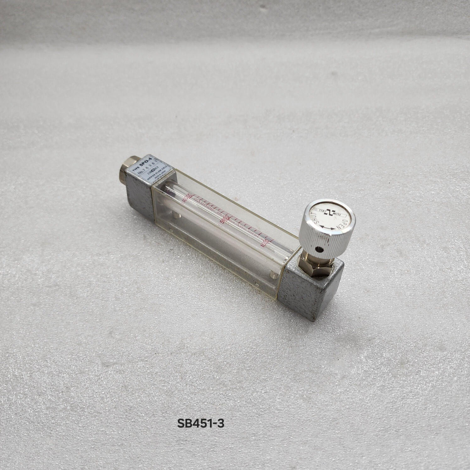 NIPPON FLOW CELL SPO-4 FLOW METER 76381 - Image 7
