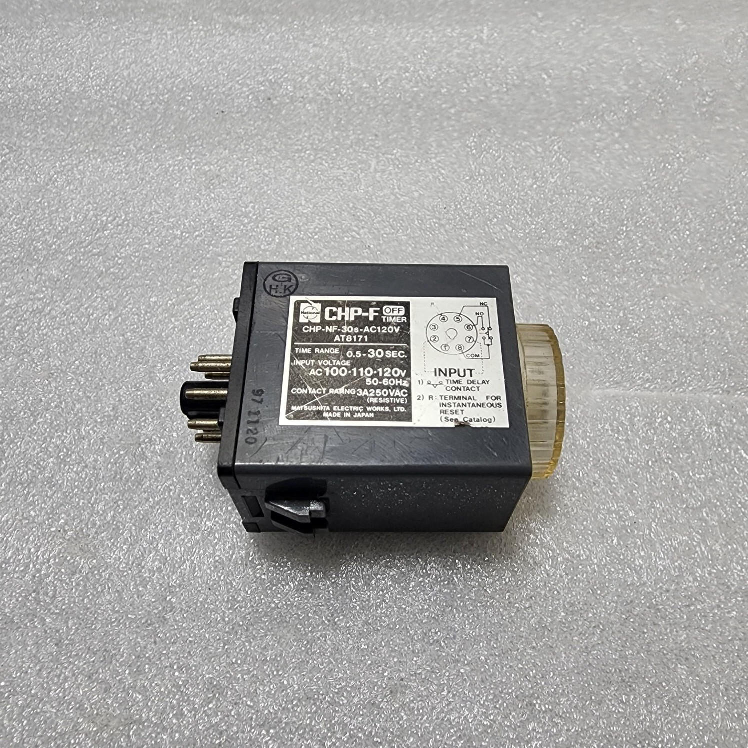 MATSUSHITA CHP-NF-30S-AC120V ELECTRONIC TIMER AT8171 100-120V - Image 3