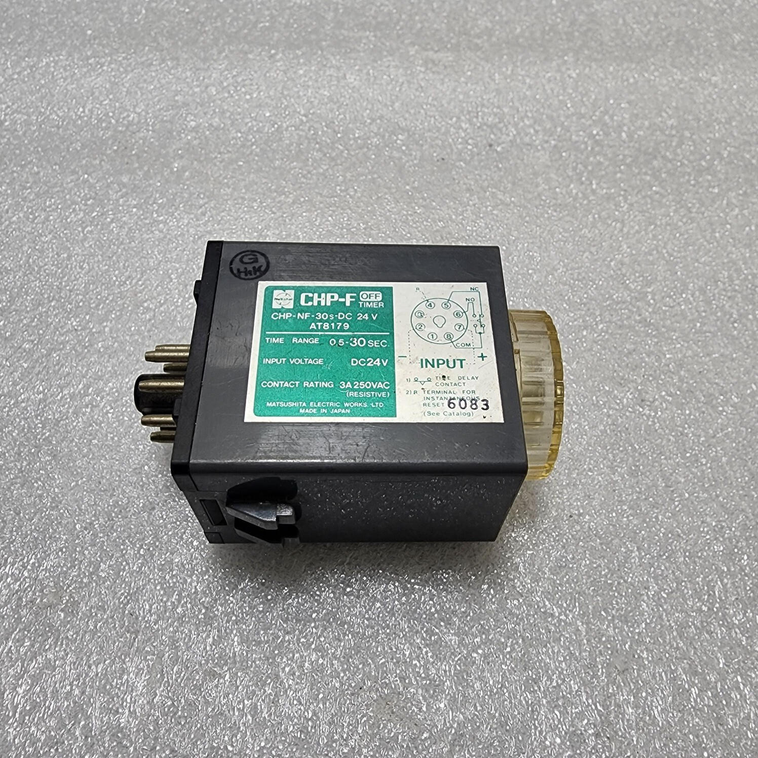 MATSUSHITA AT8179 ELECTRONIC TIMER CHP-NF-30S-DC 24V - Image 4