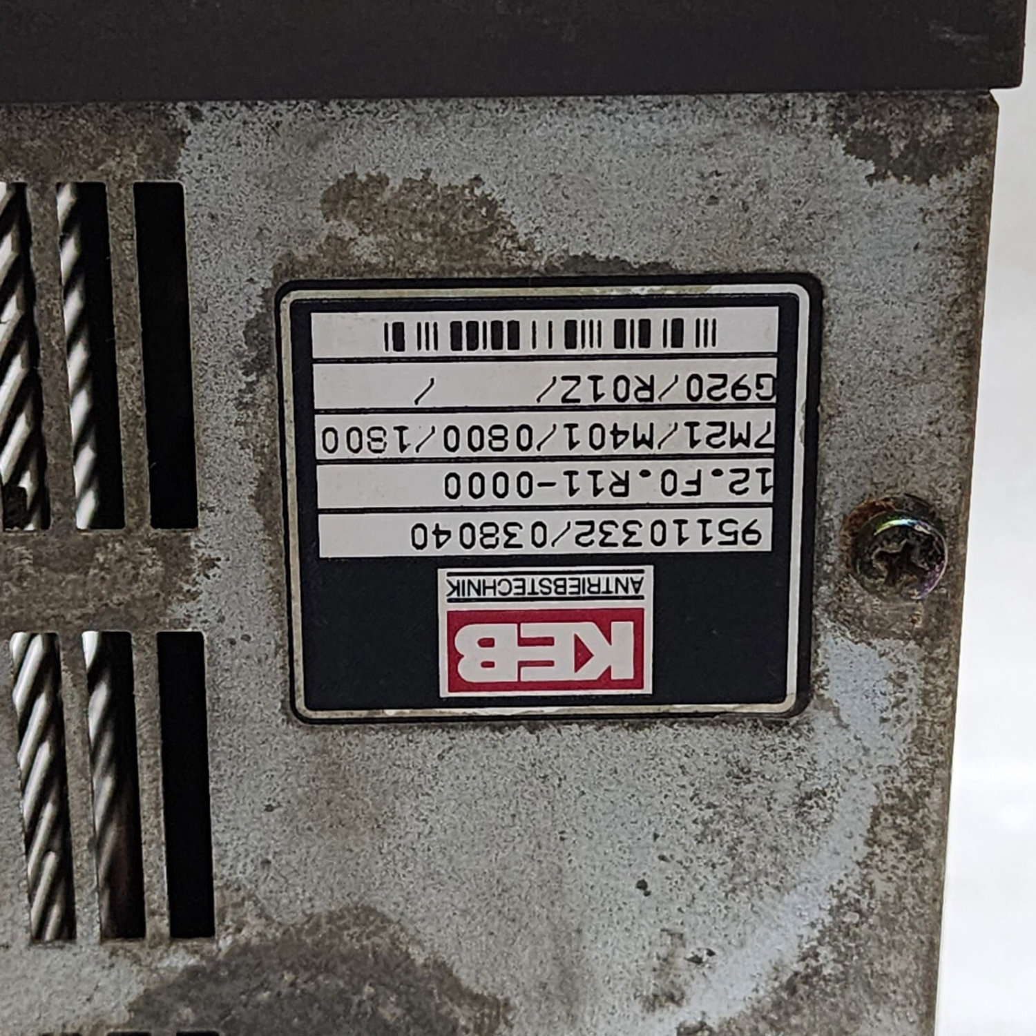 KEB 12.F0.R11-0000 FREQUENCY DRIVE 4.0 KW 6.6KVA KARL E BRINKMANN - Image 7