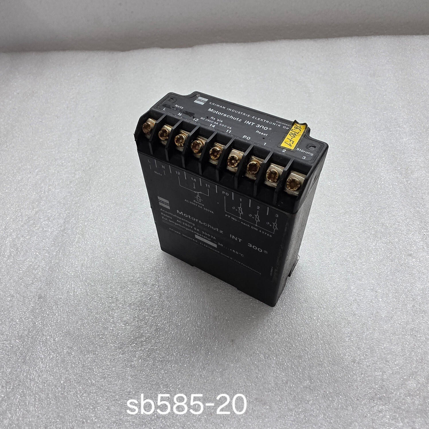 KRIWAN MOTORSCHUTZ 300 MOTOR PROTECTOR - Image 6