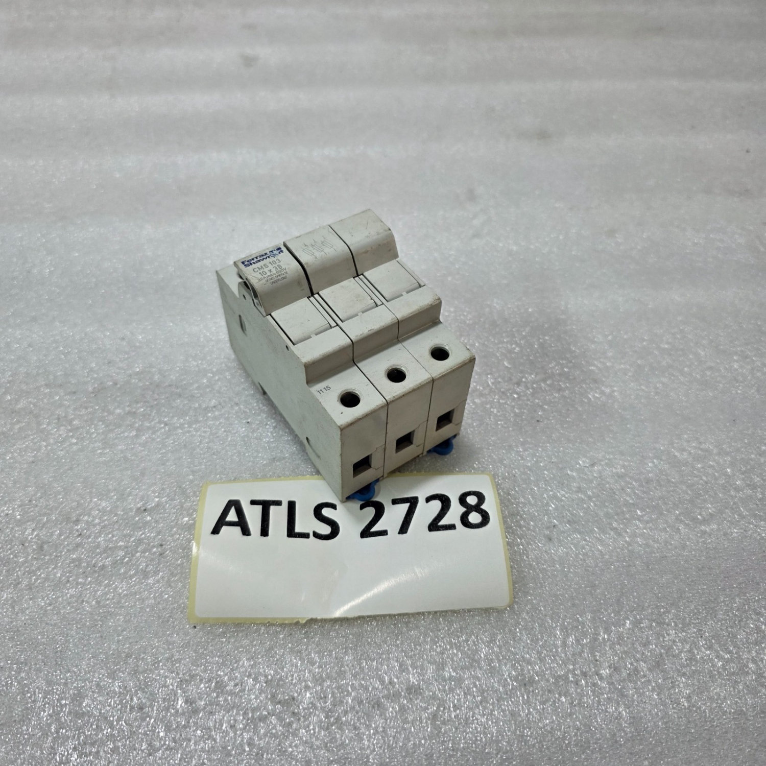 FERRAZ SHAWMUT MODULO R CMS103 3P 32A 690V 10X38MM DIN RAIL FUSE HOLDER - Image 5