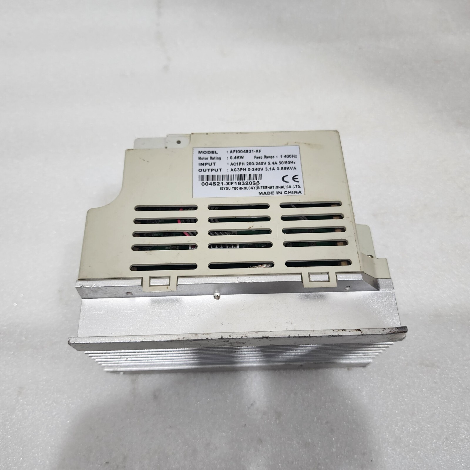 ISYOU TECHNOLOGY AFI004S21-XF INVERTER DRIVE 0.4KW - Image 3