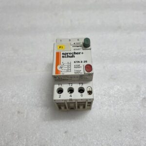 2 UNIT X SPRECHER+SCHUH KTA 3-25 MANUAL MOTOR STARTER 6.3-10 A LOT OF 2 UNIT