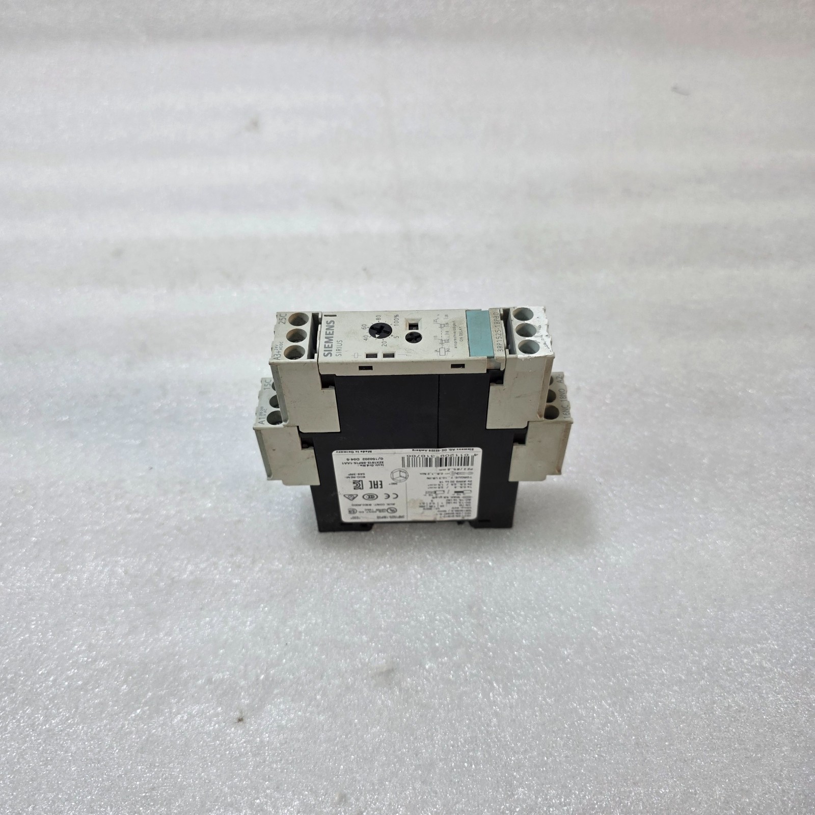 SIEMENS SIRIUS 3RP1525-1BP30 ON-DELAY TIME RELAY 24 V AC/DC - Image 2