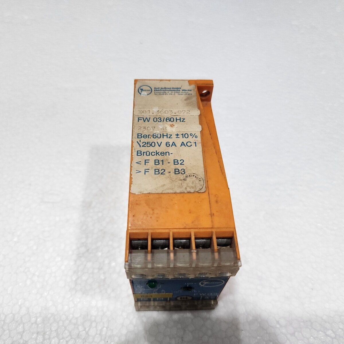 JANSSEN FW03 RELAY - Image 3