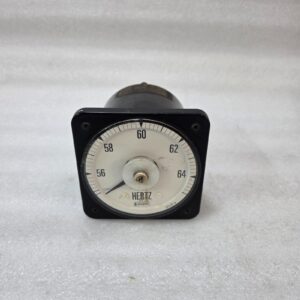 CROMPTON ANALOG FREQUENCY METER 56–64 HZ PANEL MOUNT HERTZ METER INDUSTRIAL