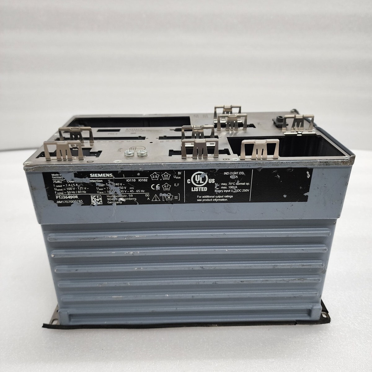 SIEMENS SIPROTEC 7SJ82 EMPTY BACK PANEL - Image 3