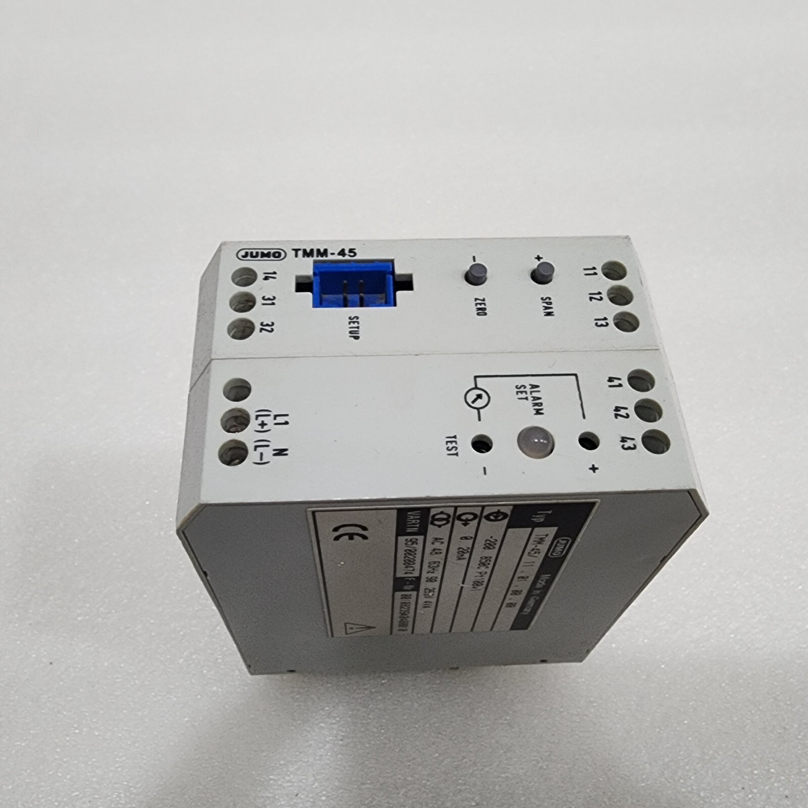 JUMO TMM-45 TEMPERATURE TRANSMITTER TMM-45/11.01.00.00 - Image 2