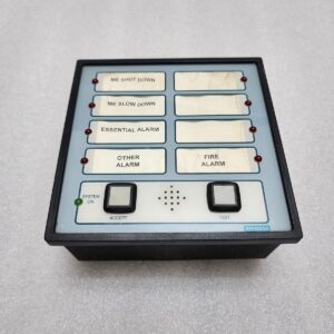 SIEMENS 93.0.311 SHIP ALARM PANEL CONTROL SYSTEM REV B CRACK ON BACK OF BODY