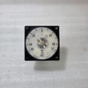TOYO KEIKI DVF-11E ANALOG TEMPERATURE GAUGE 0–50°C PANEL METER | F.S. 2.7V