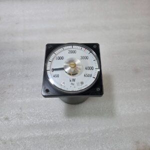 TOYO KEIKI EVF-11N ANALOG KILOWATT METER 0–4500 KW 3-PHASE POWER PANEL METER 115