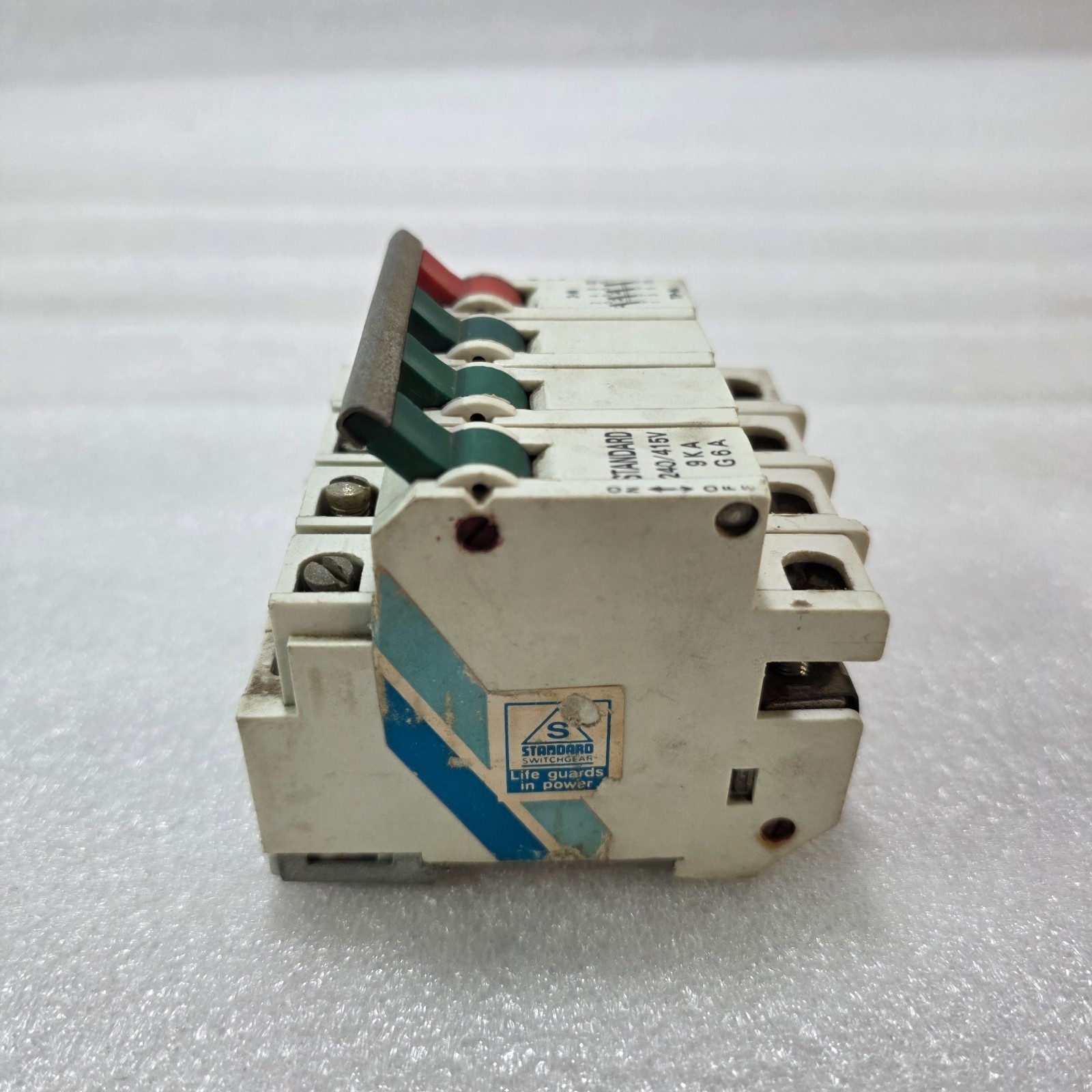 STANDARD SWITCHGEAR G6A 6A TP+N 4 POLE MCB 240/415V 9KA CIRCUIT BREAKER - Image 3
