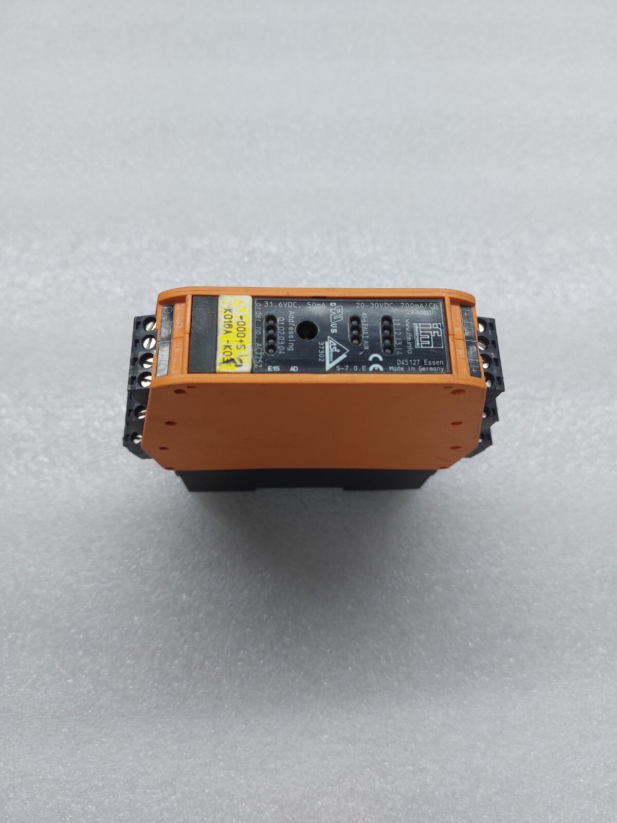 IFM AC2257 INTERFACE CONTROL CABINET MODULE - Image 2