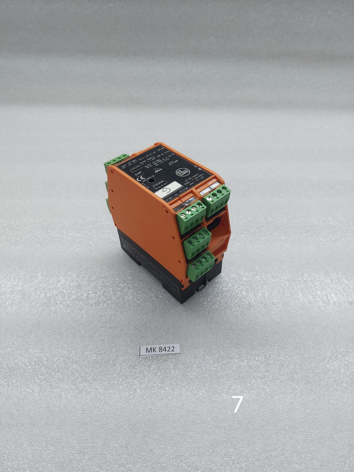 IFM AC2258 INTERFACE CABINET CONTROL MODULE - Image 6